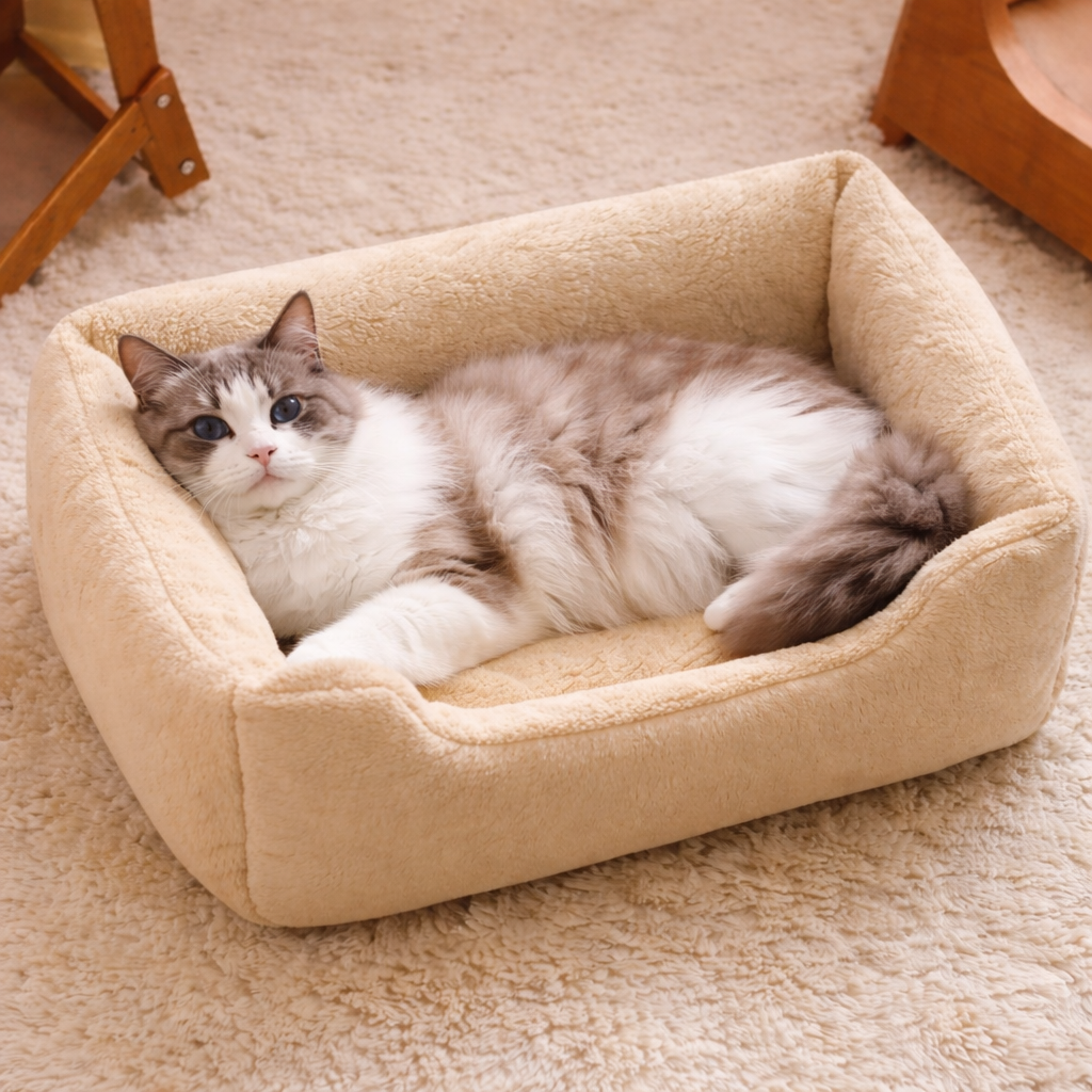 Lit douillet pour chats, chien